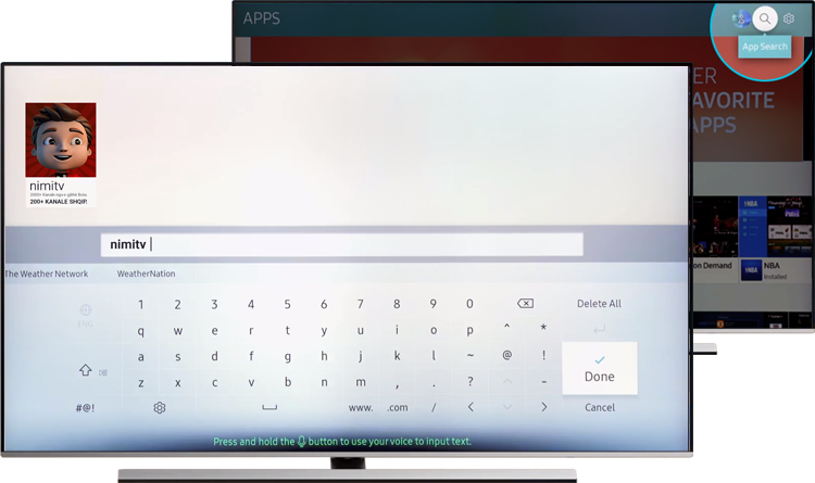 tv shqip samsung smart tv